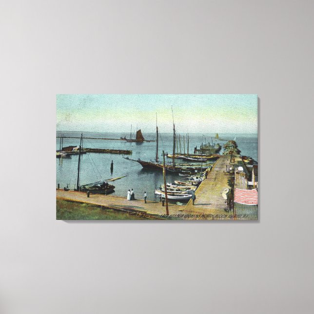 Northern View from East Harbour Canvas Print (Front)