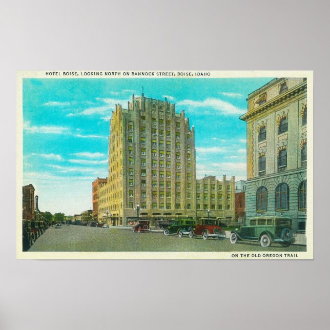 Northern View of Bannock St Poster (Front)