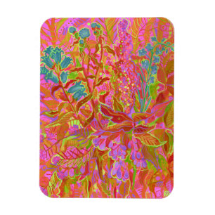 Northern Wildflowers Colourful Summer Floral Art Magnet