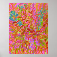Northern Wildflowers Colourful Summer Floral Art