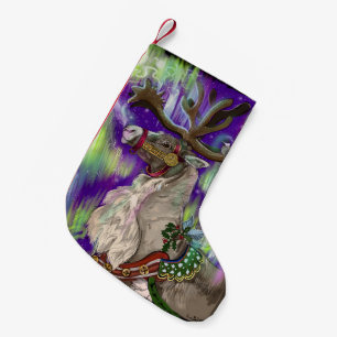 Northern Wonders Reindeer Small Christmas Stocking