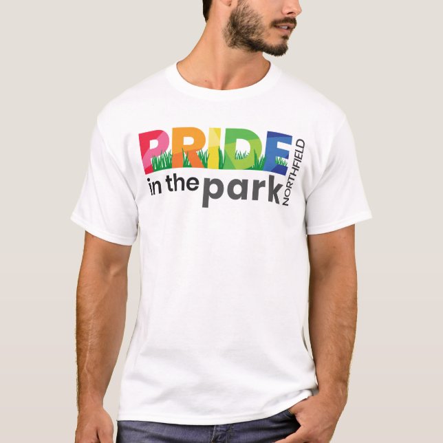 Northfield Pride in the Park Logo T-Shirt (Front)