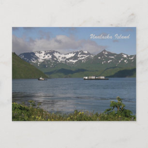 Northland Barge in Unalaska Bay Postcard