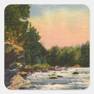 Northland Rapids Square Sticker