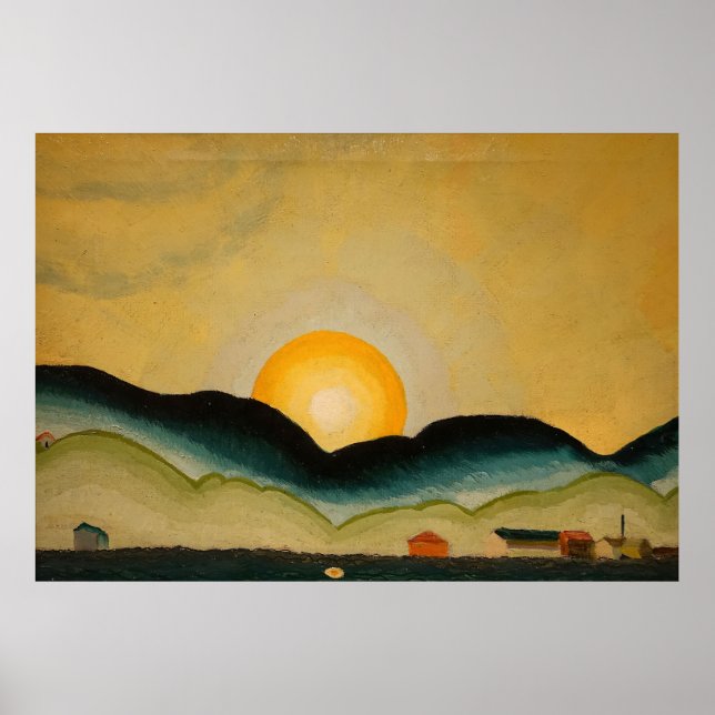 Northport Harbour (1929) Arthur Dove  Canvas Print (Front)