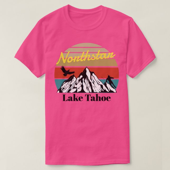 Northresort ski Lake Tahoe California T-Shirt (Design Front)