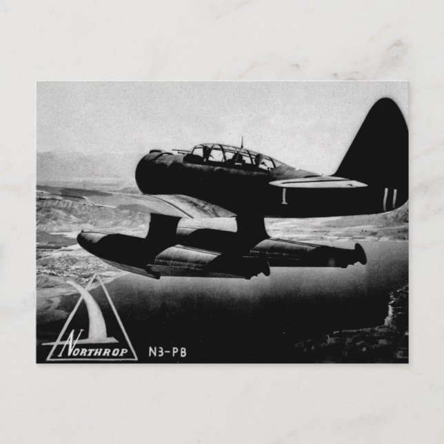 Northrop N3-PB Patrol Bomber - Vintage Postcard (Front)