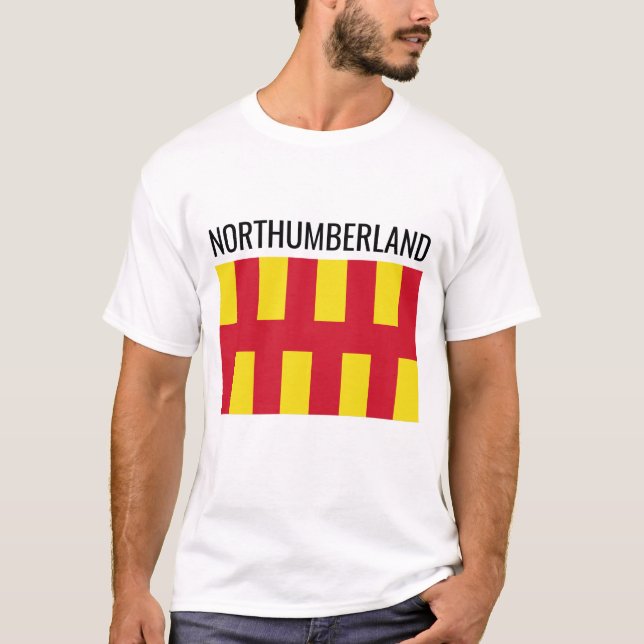 Northumberland // English County Flag T-Shirt (Front)