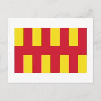 Northumberland Flag Postcard