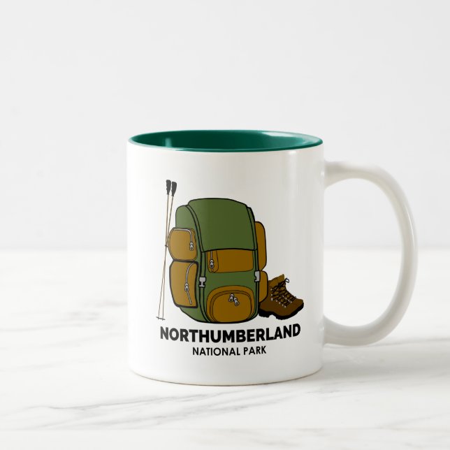 Northumberland National Park Backpack Two-Tone Coffee Mug (Right)