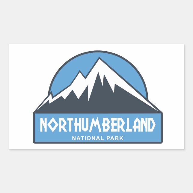 Northumberland National Park Rectangular Sticker (Front)