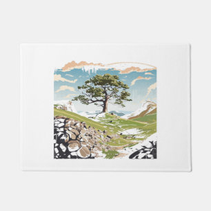Northumberland National Park Sycamore Gap Tree Doormat