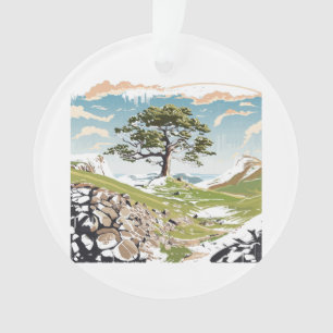 Northumberland National Park Sycamore Gap Tree Ornament