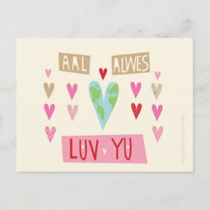 Northumbrian LOVE post card