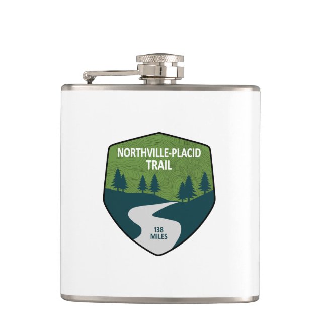 Northville-Placid Trail Hip Flask (Front)