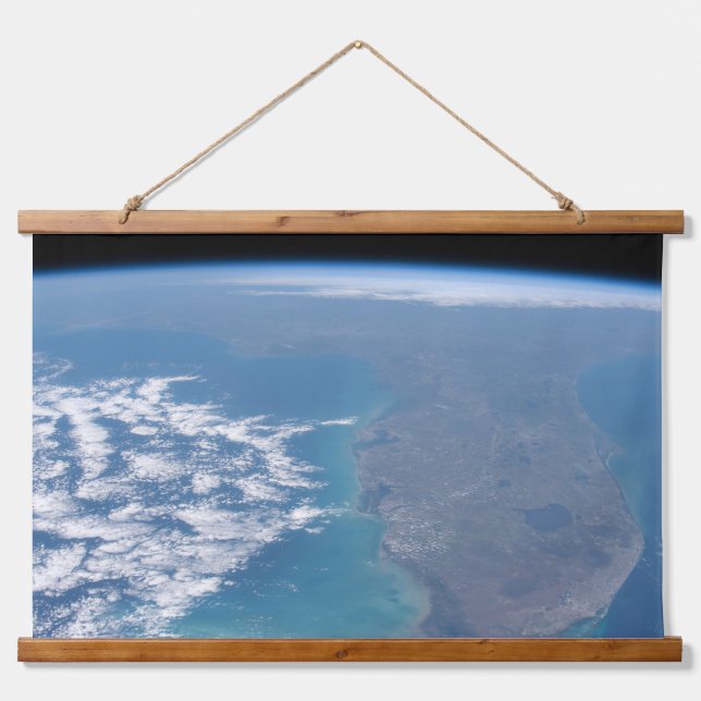 Northward The Florida Peninsula. Hanging Tapestry (Front)