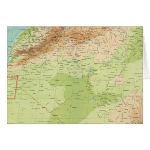 Northwest Africa with shipping routes