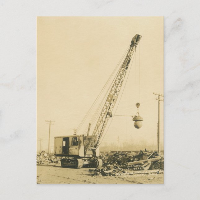Northwest Crane and Shovel OPERATING ENGINEER 27 Postcard (Front)