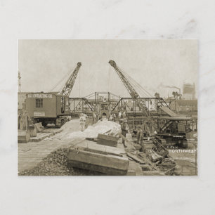 Northwest Crane and Shovel OPERATING ENGINEER 2 Postcard