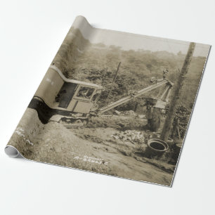 Northwest Crane and Shovel OPERATING ENGINEER 30 Wrapping Paper