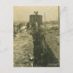 Northwest Crane and Shovel OPERATING ENGINEER 32 Postcard