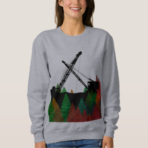 Northwest Crane and Shovel OPERATING ENGINEER art Sweatshirt