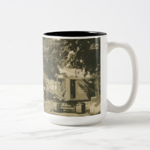 Northwest Crane and Shovel OPERATING ENGINEER Two-Tone Coffee Mug