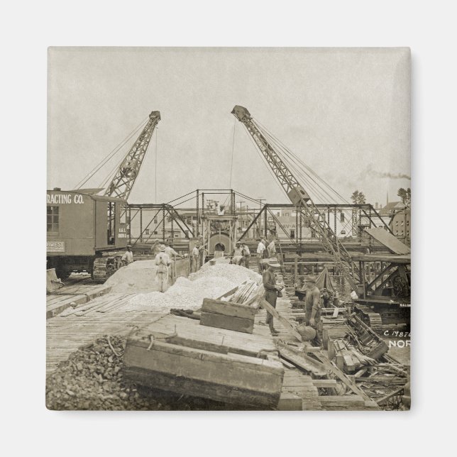 Northwest CRANE OPERATOR CABLE SHOVEL OPERATOR 1 Magnet (Front)