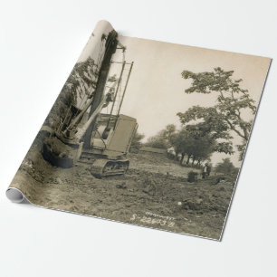 Northwest Engineering CRANE OPERATOR SHOVEL 7 Wrapping Paper