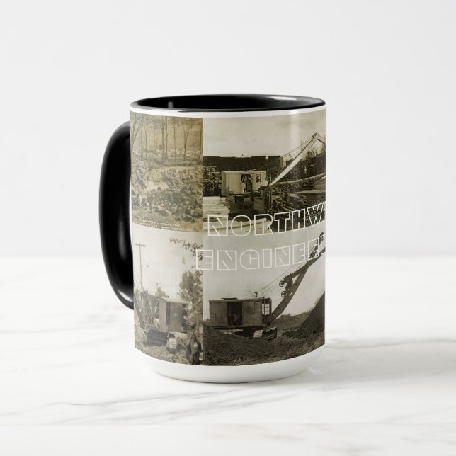 NORTHWEST ENGINEERING CRANE OPERATOR SHOVEL MUG 1 (Front Left)
