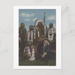 Northwest Indians - Buffalo Bill, Sitting Bull Postcard