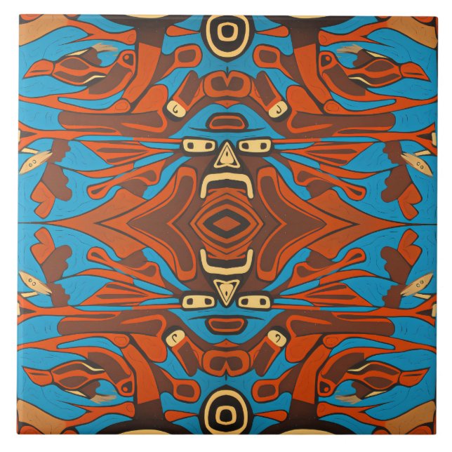 Northwest Native Style Tile (Front)