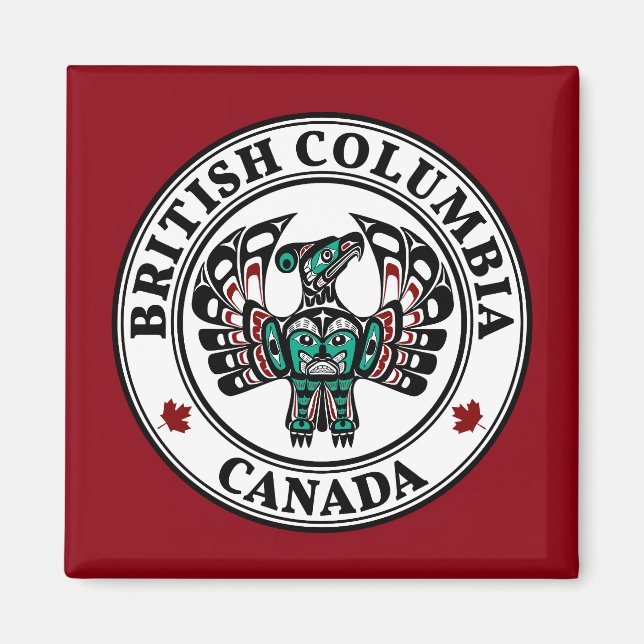 Northwest Pacific coast Haida art Thunderbird Magnet (Front)