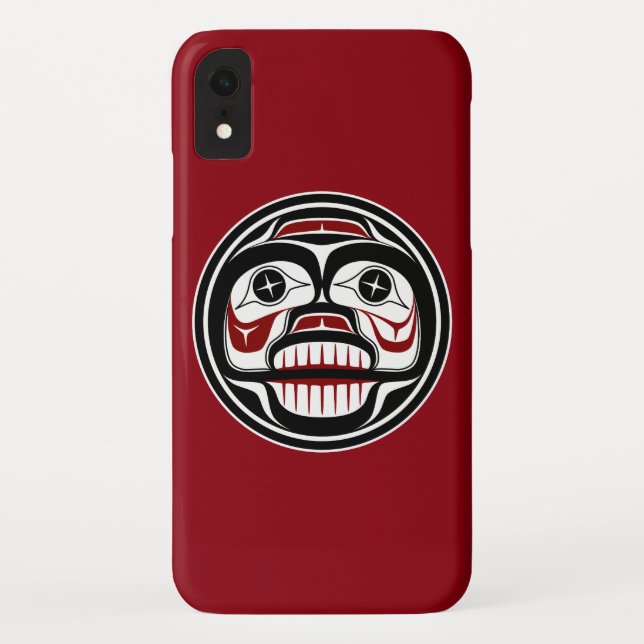 Northwest Pacific coast Haida Weeping skull Case-Mate iPhone Case (Back)