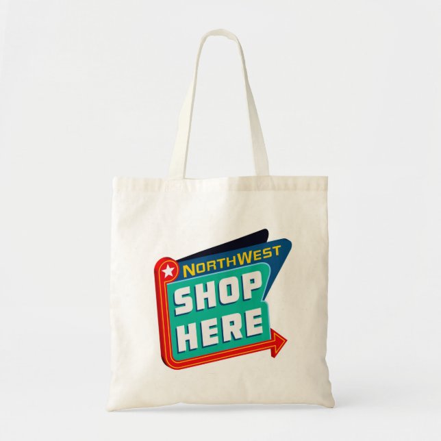 Northwest Shop Here Tote Bag (Front)