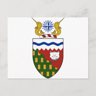 Northwest Territories (Canada) Coat of Arms Postcard