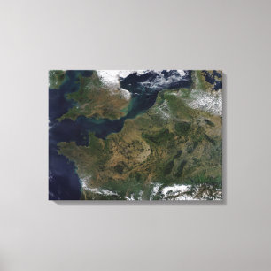 Northwestern Europe Canvas Print