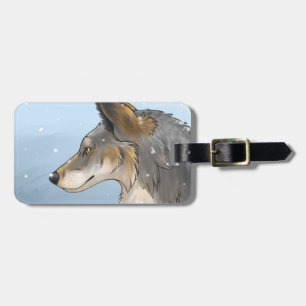 Northwestern Wolf Luggage Tag