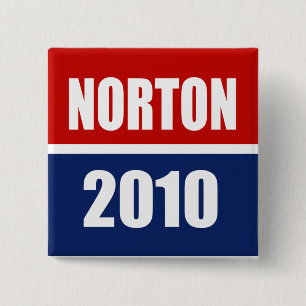 NORTON 2010 15 CM SQUARE BADGE