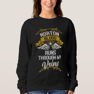 Norton Blood Runs Through My Veins Sweatshirt