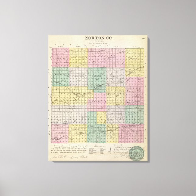 Norton County, Kansas Canvas Print (Front)
