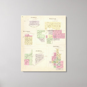 Norton, Lenora, Almena, Densmore, Almelo, Kansas Canvas Print