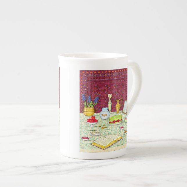 Noruz Bone China Mug (Front Right)