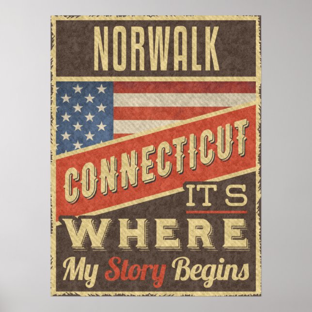 Norwalk Connecticut Poster (Front)