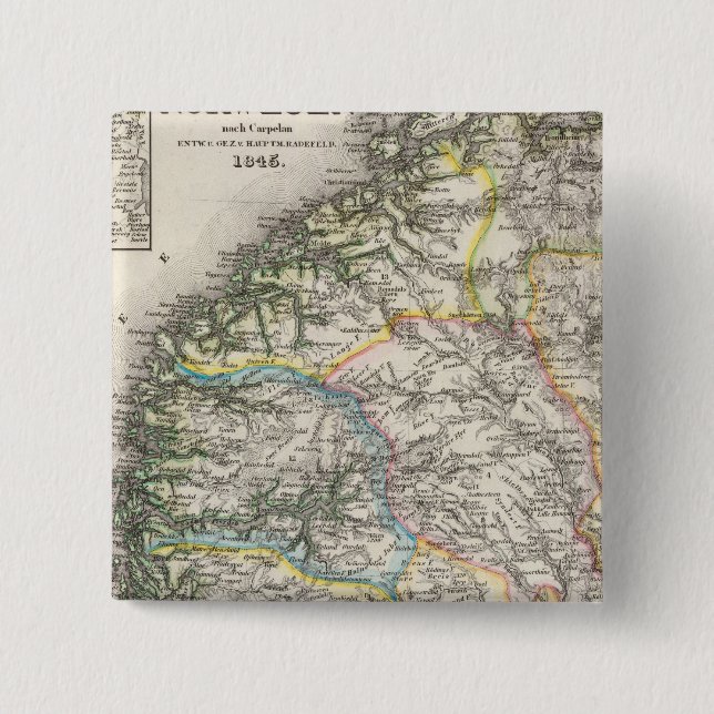 Norway 15 Cm Square Badge (Front)