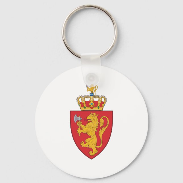 Norway 1905 Coat Of Arms Key Ring (Front)