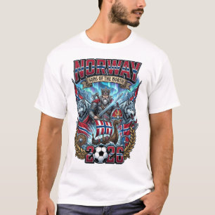 Norway 2026 Personalised Football Fan T Shirt