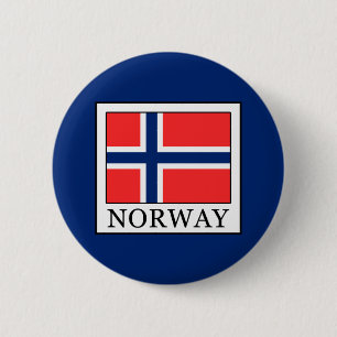 Norway 6 Cm Round Badge