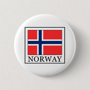 Norway 6 Cm Round Badge