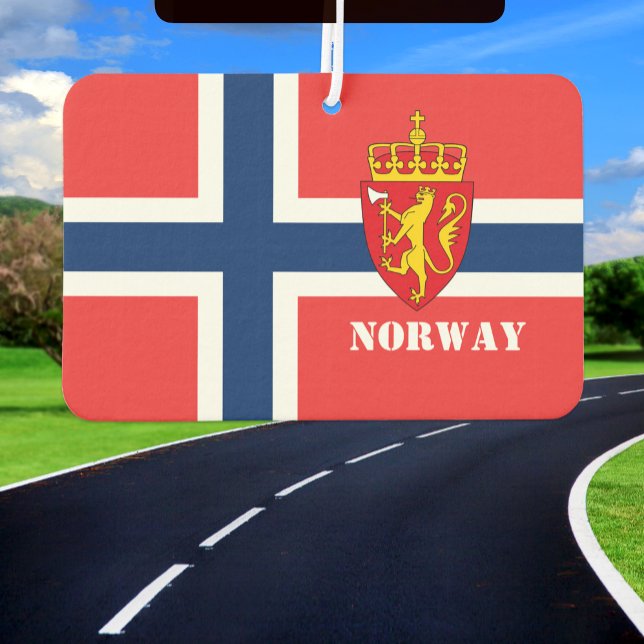 Norway air freshener, car fresh, Norwegian Flag Car Air Freshener (Creator Uploaded)